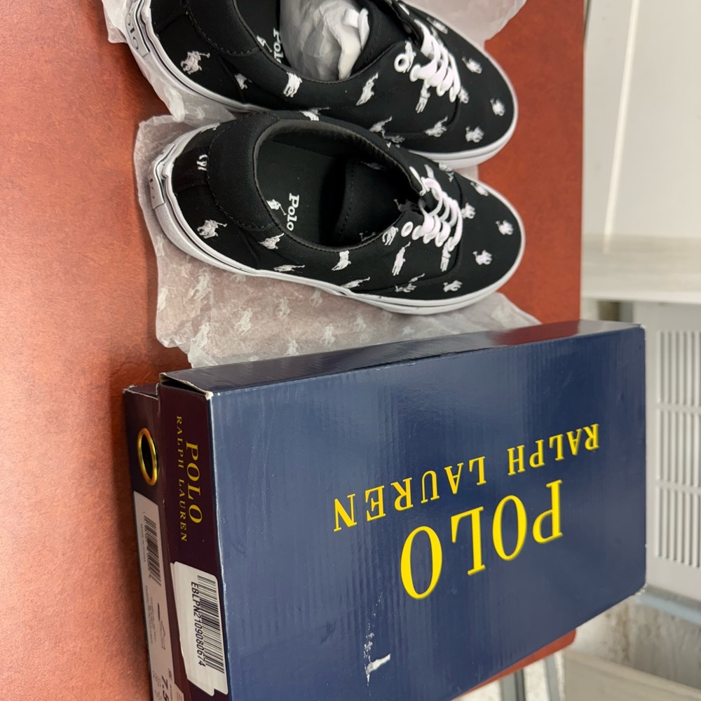 Ralph Lauren Polo sneakers.  Brand new in box!